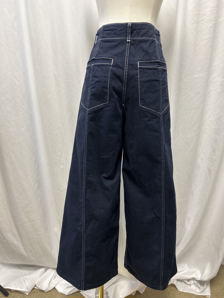 Maeve Wide Leg Top Stitch Pant