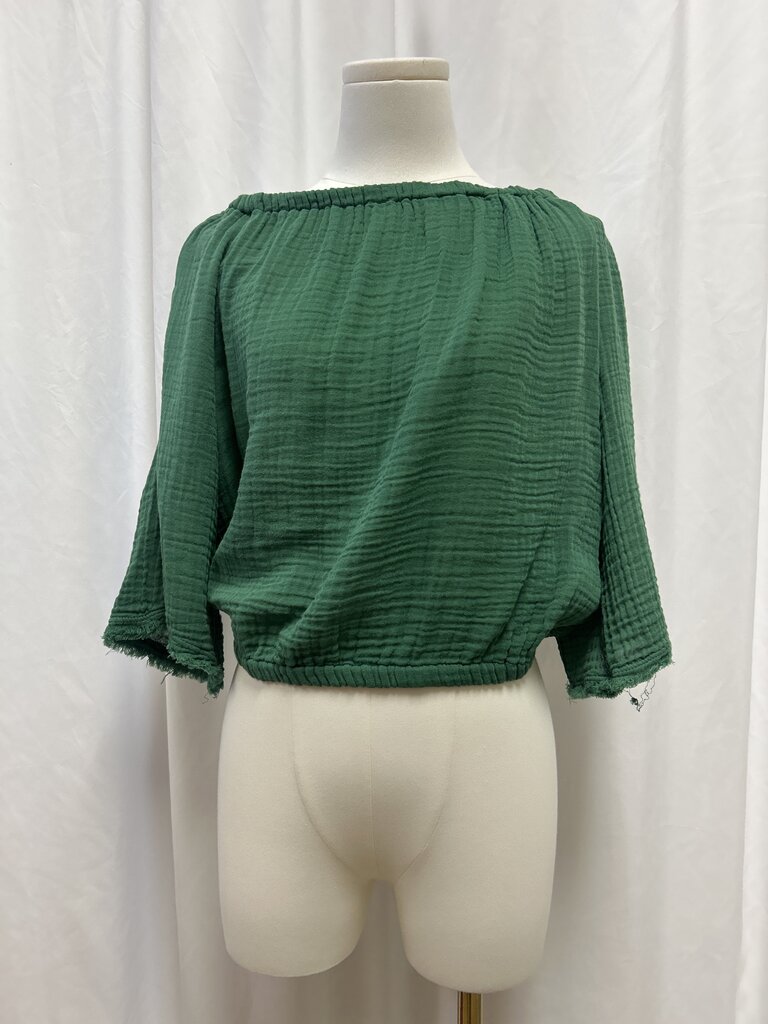 Michael Stars Gauze Of The Shoulder Top