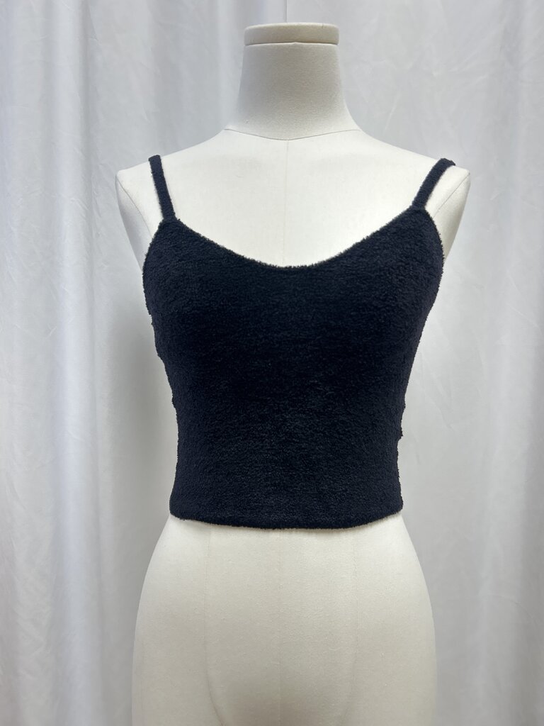 Alice + Olivia Fuzzy Cropped Tank