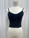 Alice + Olivia Fuzzy Cropped Tank