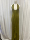 Savannah Morrow Halter Top Front Panel Maxi Dress