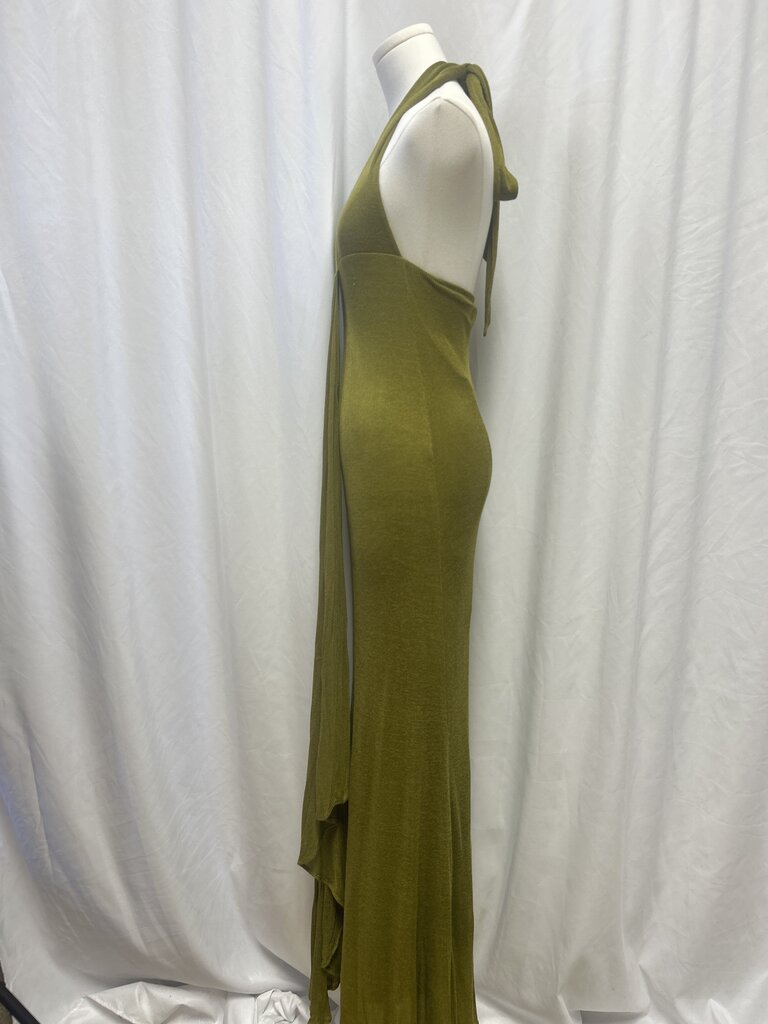 Savannah Morrow Halter Top Front Panel Maxi Dress