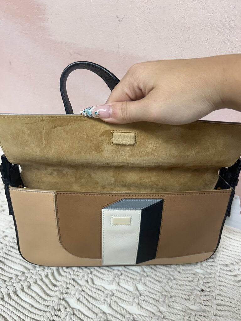 Fendi Medium Geometric Color Block Baguette