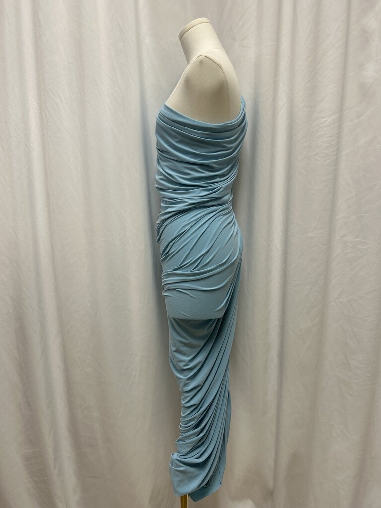 Norma Kamali Rouched One Shoulder Dress
