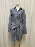 Rails Pinstripe Button Up Dress