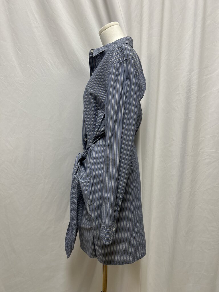 Rails Pinstripe Button Up Dress