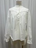 Xirena Cotton Long Sleeve Quarter Button Up