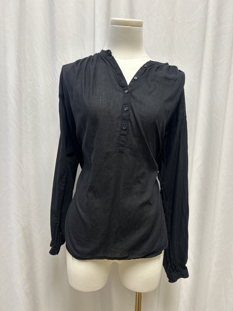 Nili Lotan Quarter Button Blouse