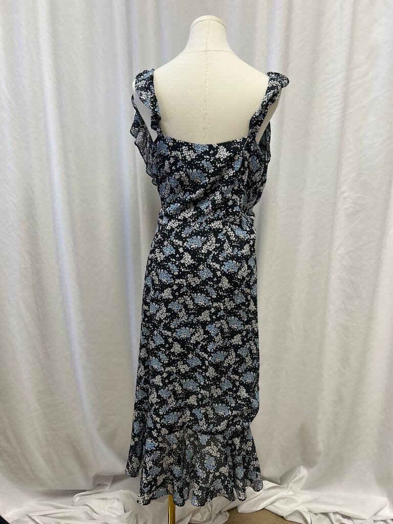 Veronica Beard Amal Floral Silk Dress