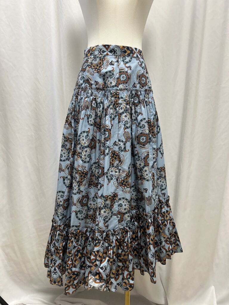 Cara Cara Floral Tiered Maxi Skirt