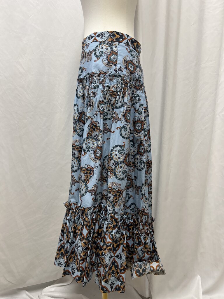 Cara Cara Floral Tiered Maxi Skirt