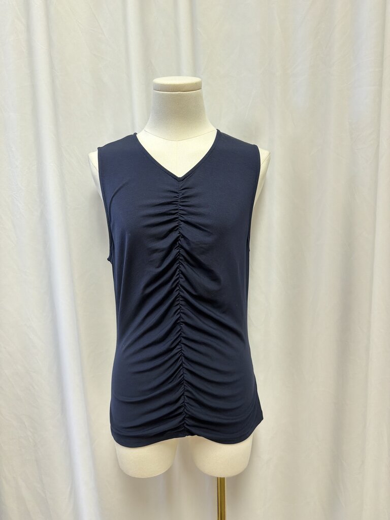 Veronica Beard Ruched Knit Tank