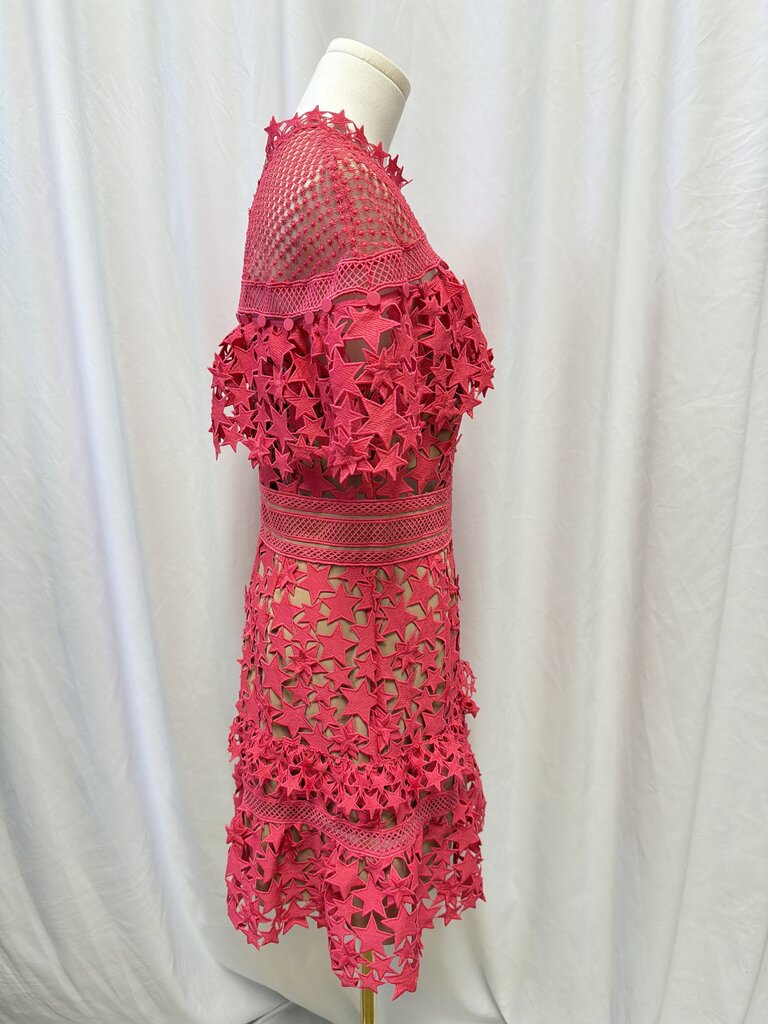 Self-Portrait High Neck Star Mini Dress NWT (Est. Retail $530)