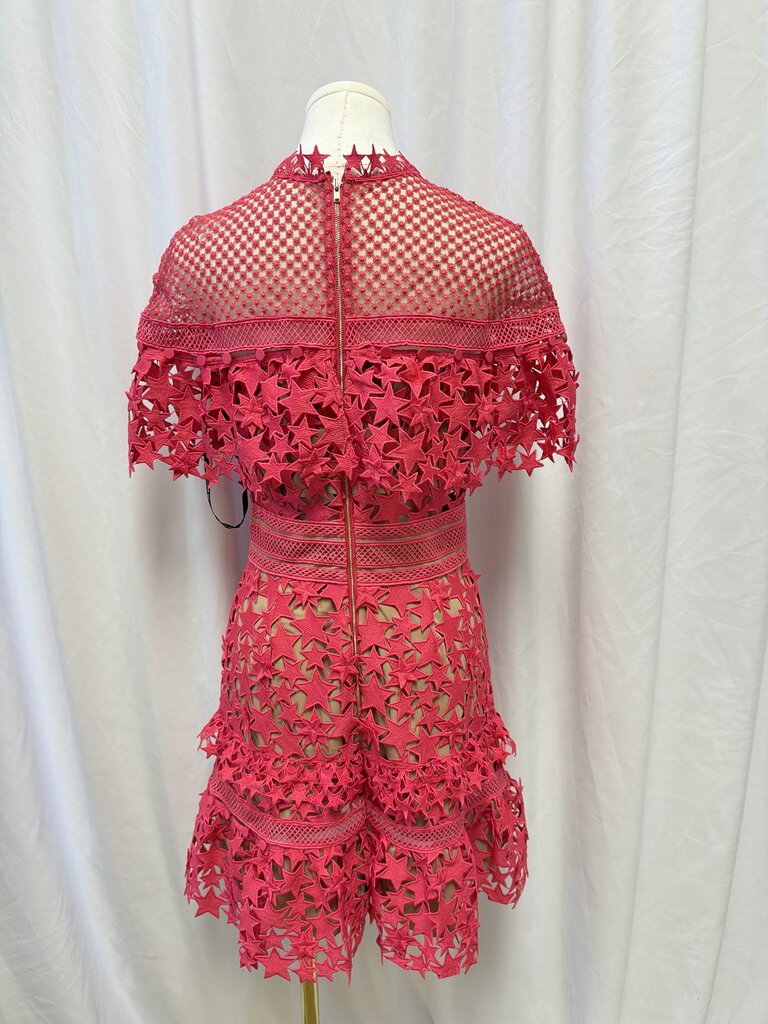 Self-Portrait High Neck Star Mini Dress NWT (Est. Retail $530)
