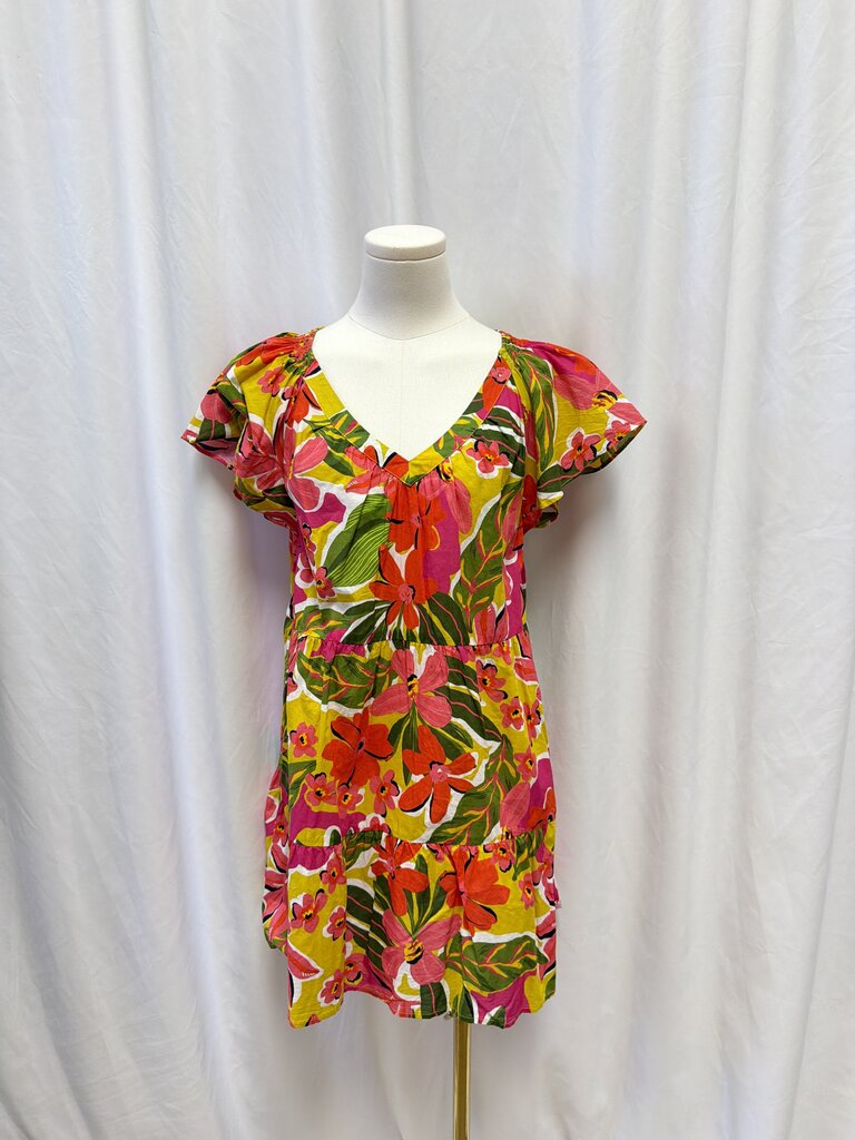 Velvet by Graham & Spencer Tropical Print Mini Dress