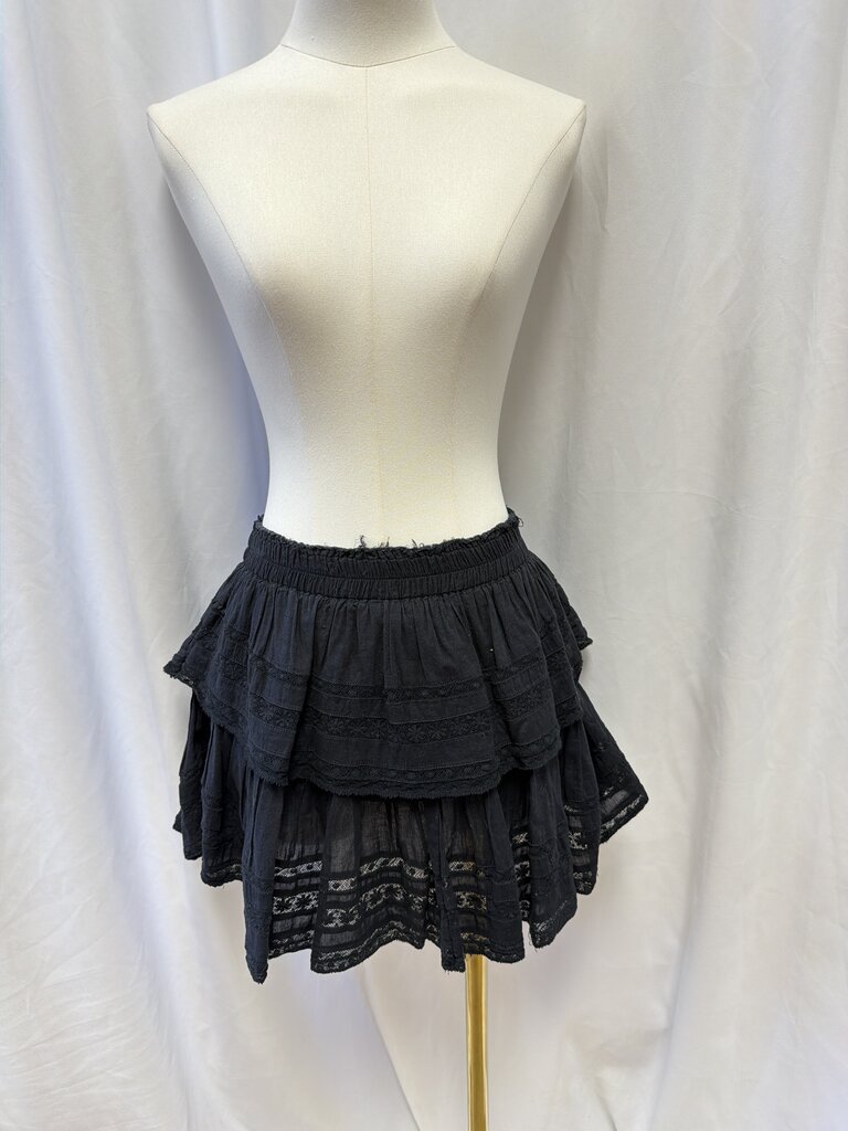 LoveShackFancy Lace Mini Skirt