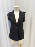 Theory Ruffle Sleeve Vest