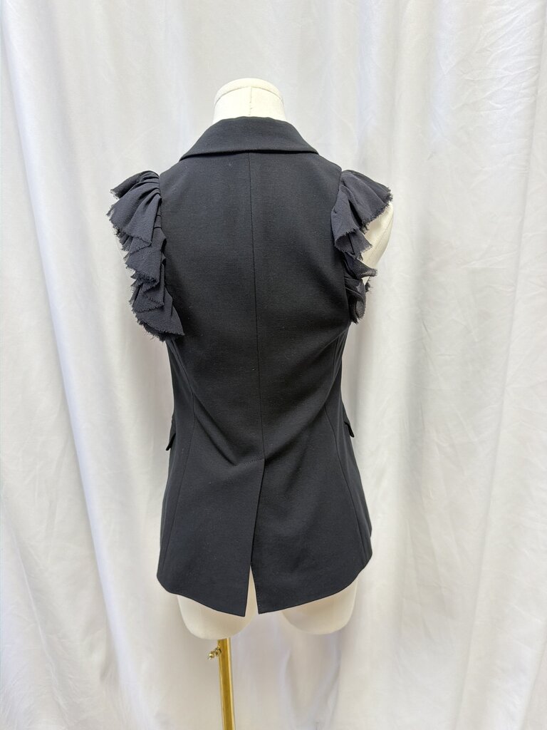 Theory Ruffle Sleeve Vest