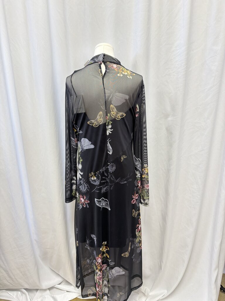 AllSaints Sheer Overlay Maxi Dress NWT