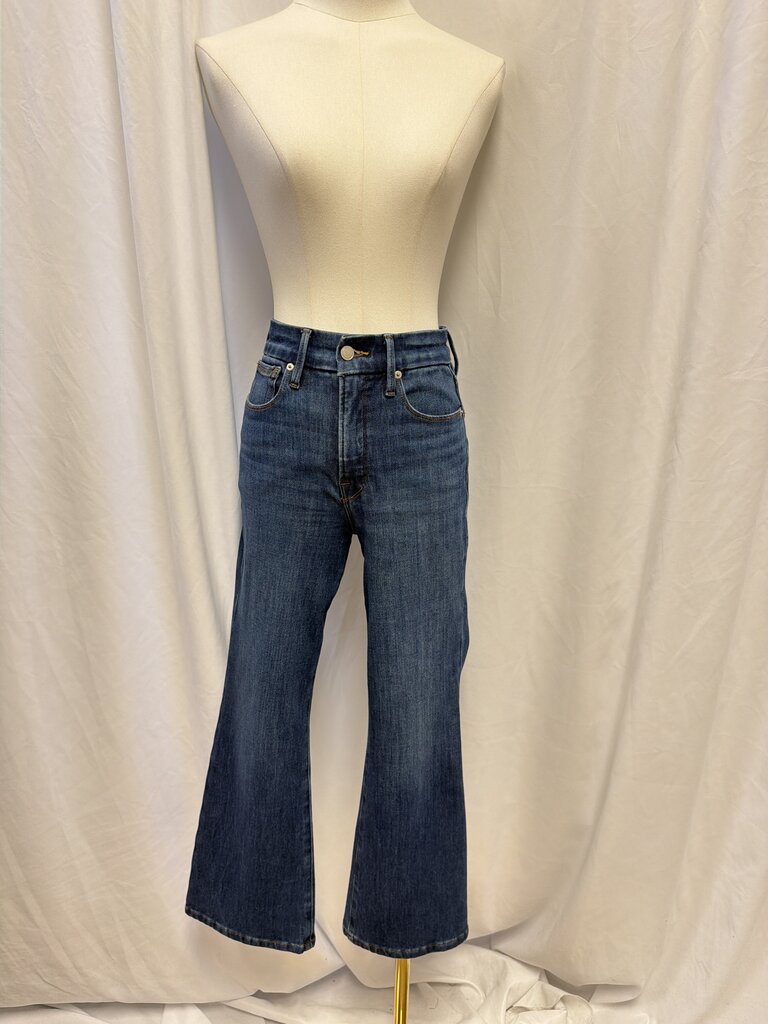 Good American Boot Cut Dark Wash Jean