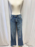 AMO Medium Wash Straight Leg Jean