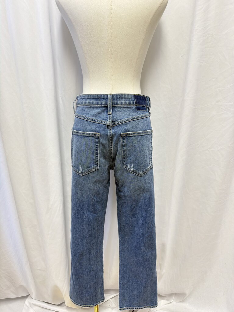 AMO Medium Wash Straight Leg Jean