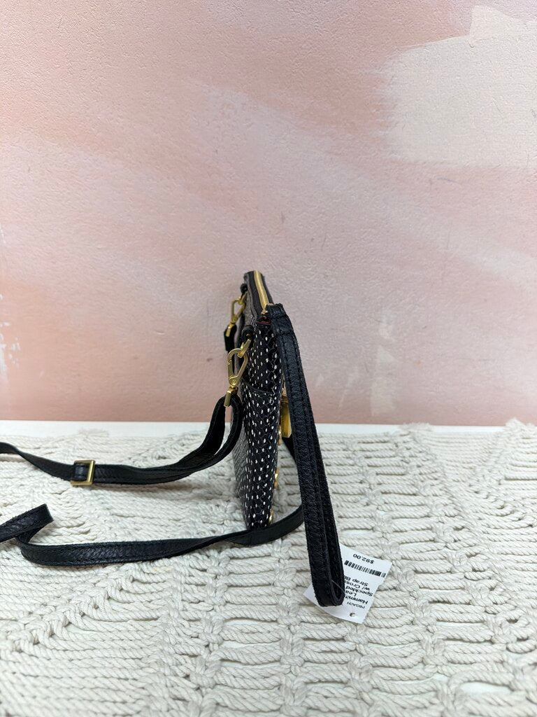 Hammitt Leather Speckled Wristlet w/ Crossbody Strap