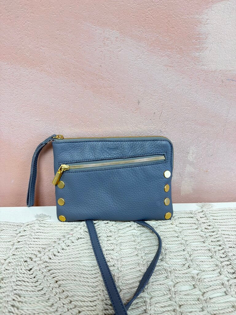 Hammitt Leather Wristlet w/ Crossbody Strap and Dustbag