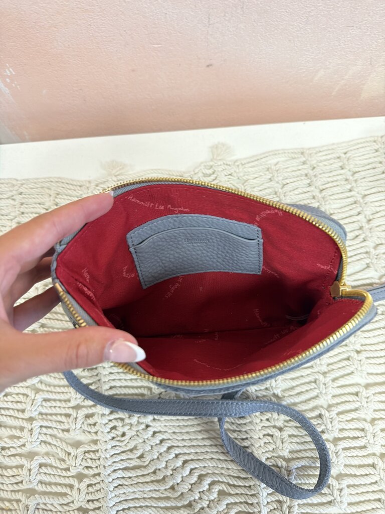 Hammitt Leather Wristlet w/ Crossbody Strap and Dustbag