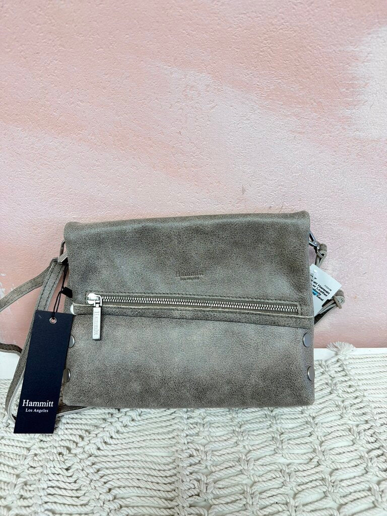 Hammitt Foldover Leather Crossbody w/Dustbag NWT