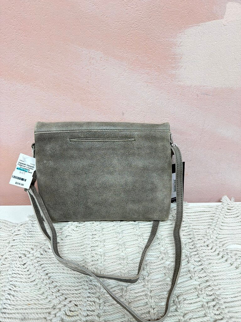 Hammitt Foldover Leather Crossbody w/Dustbag NWT