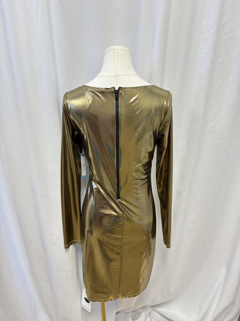 Alice + Olivia Metallic Bodycon Long Sleeve Dress NWT – Cleveland Consignment Shoppe