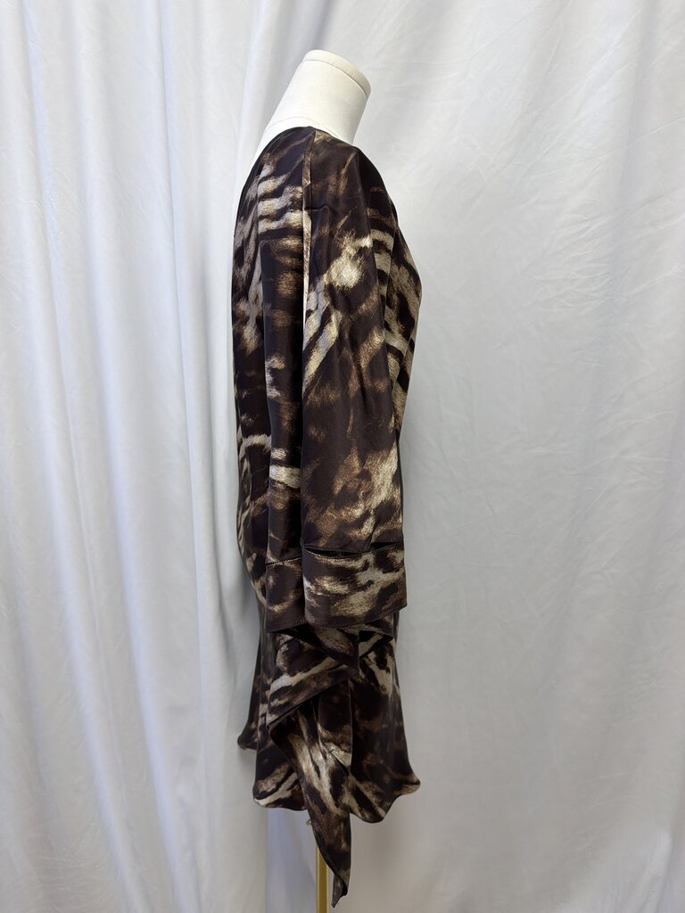 Just Cavalli One Shoulder Animal Print Dress