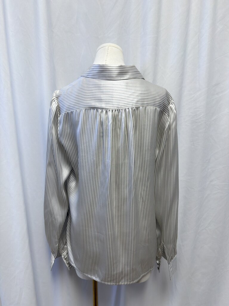 Frame Pinstripe Button Up Long Sleeve