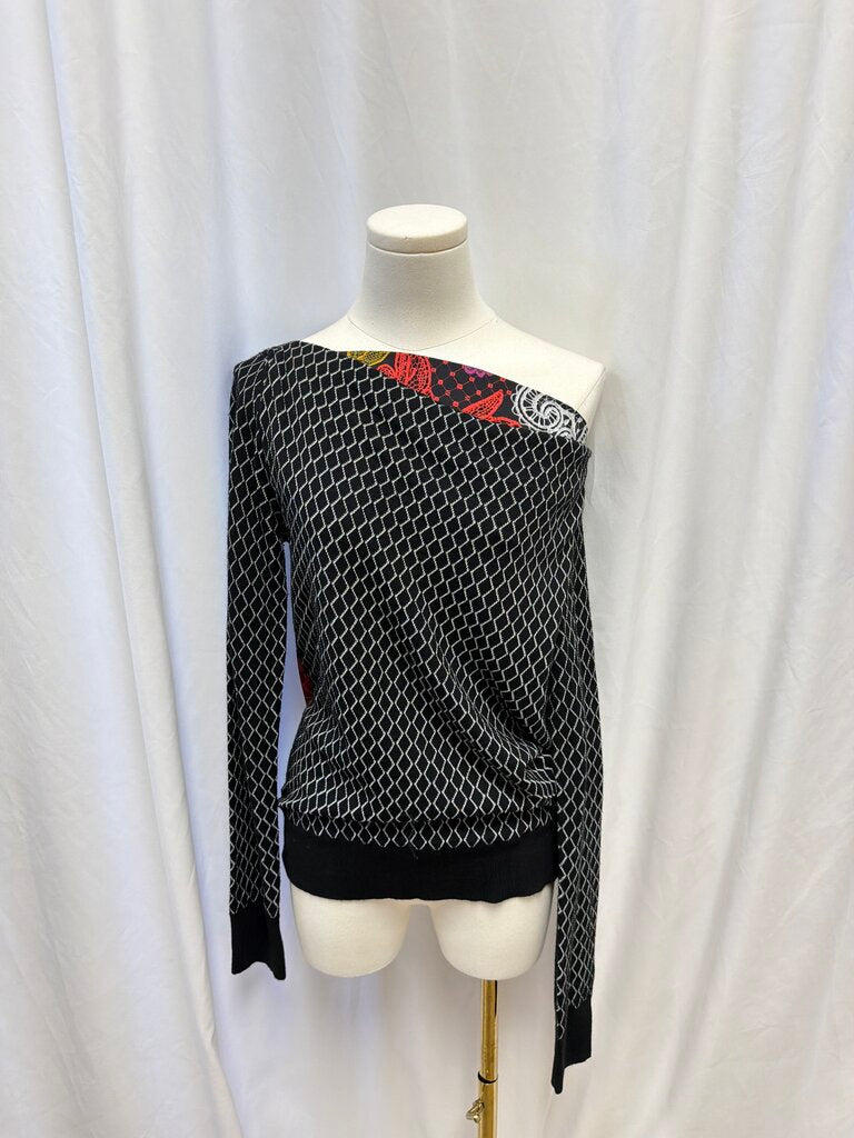 Just Cavalli Mixed Material Sweater