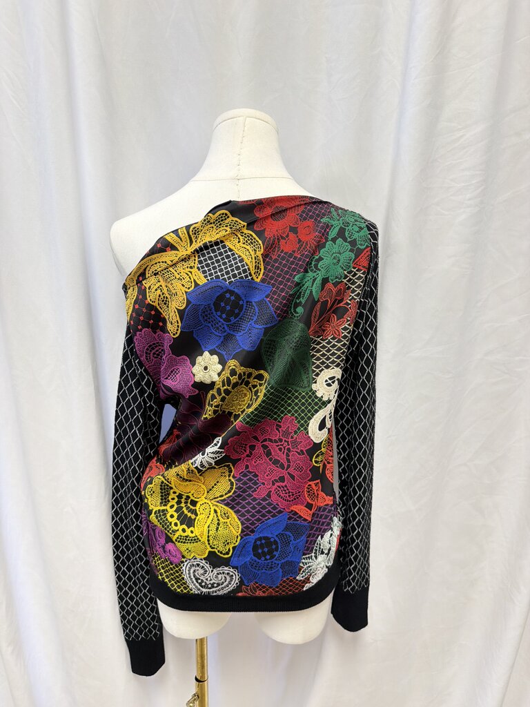 Just Cavalli Mixed Material Sweater