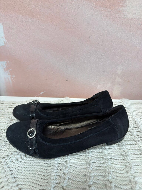 AGL Suede Cap Toe Flat