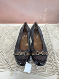 AGL Patent Cap Toe Flat