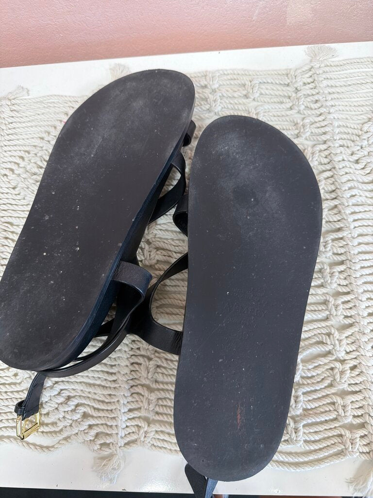 A. Emery Leather Sandals