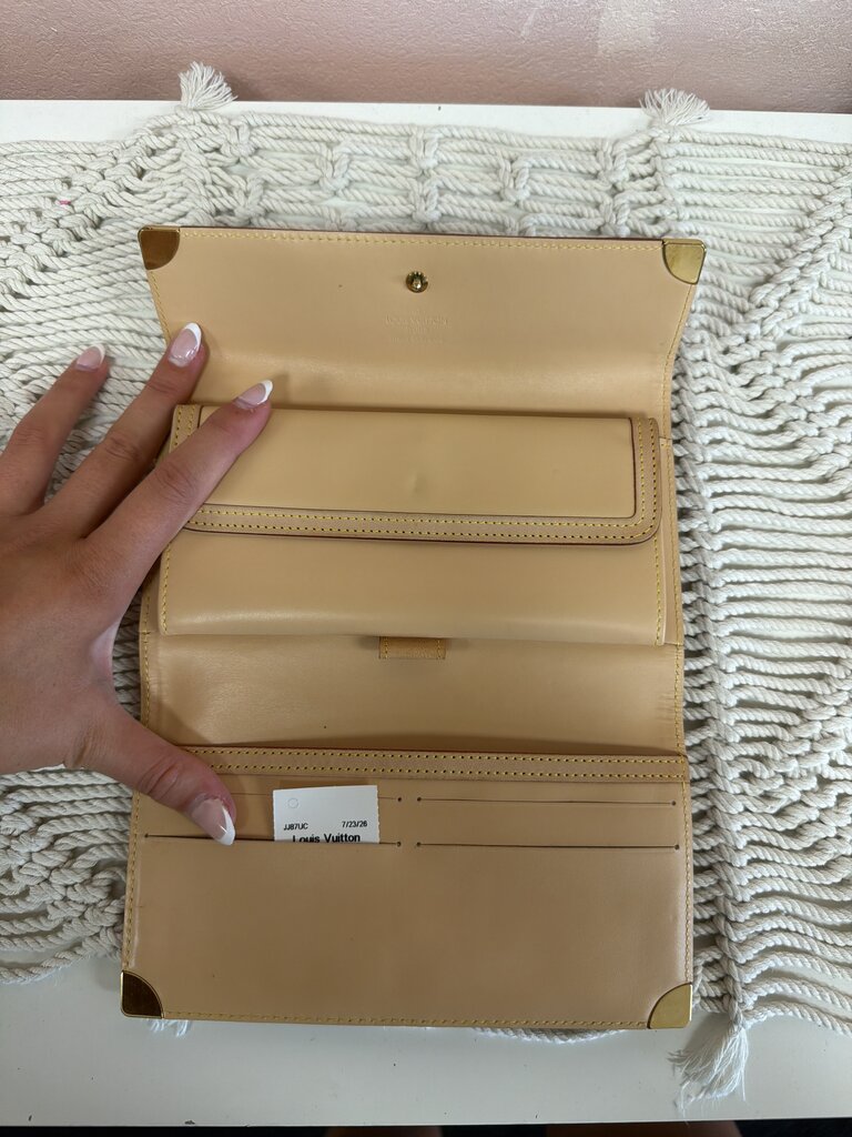 Louis Vuitton Multicolor Porte Tresor International Wallet w/ Box