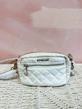 MZ Wallace Nylon Quilted Crossbody w/ Two Additional Strap Options