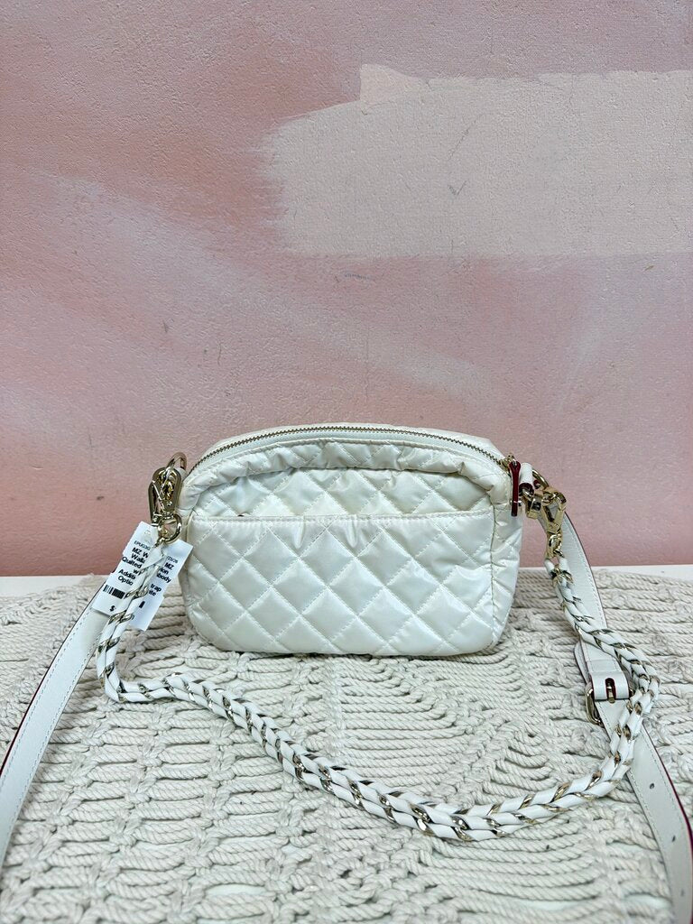 MZ Wallace Nylon Quilted Crossbody w/ Two Additional Strap Options
