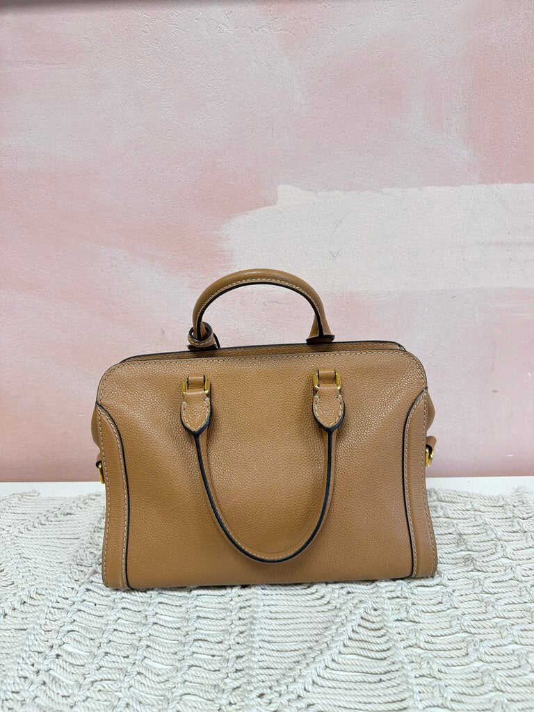 McQueen Skull Top Handle Crossbody