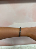 Alexis Bittar Crystal Gunmetal Cuff