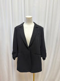 Cinq a Sept Gathered Sleeve Blazer