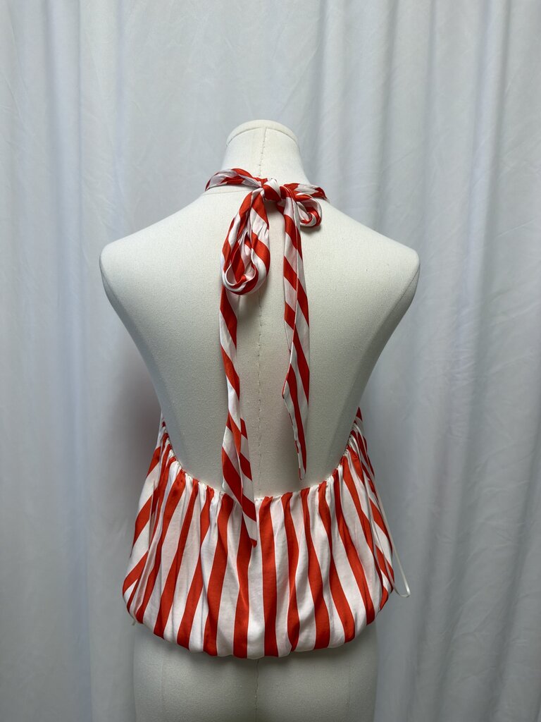 Maeve Striped Halter Top NWT
