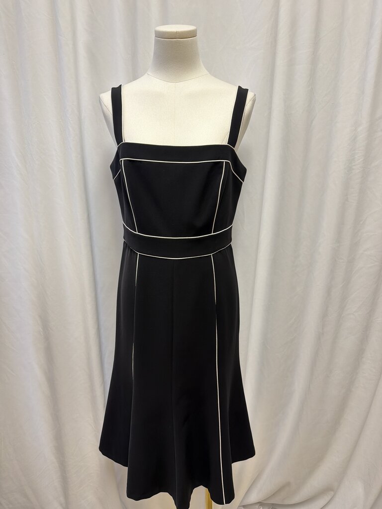 Lafayette 148 Tank Midi Dress w/ White Piping Detail – Cleveland Consignment Shoppe