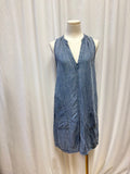 Splendid Chambray V-Neck Dress