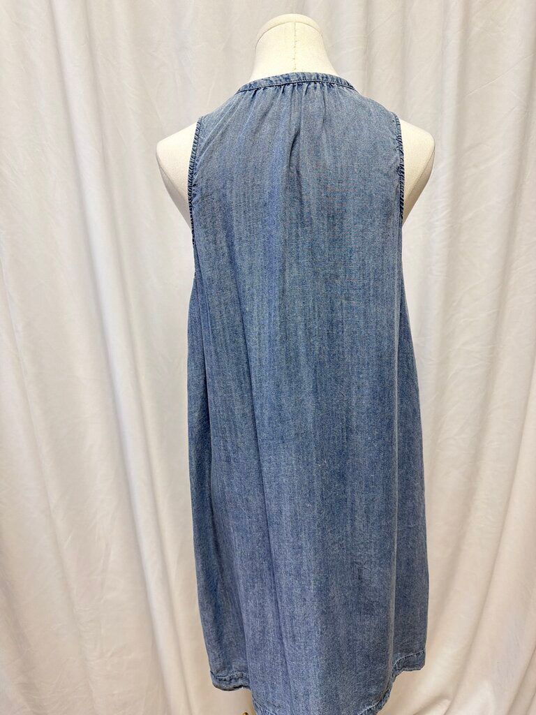 Splendid Chambray V-Neck Dress