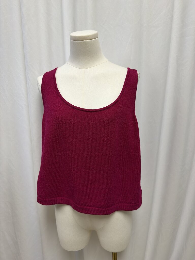 St. John Scoop Neck Knit Tank